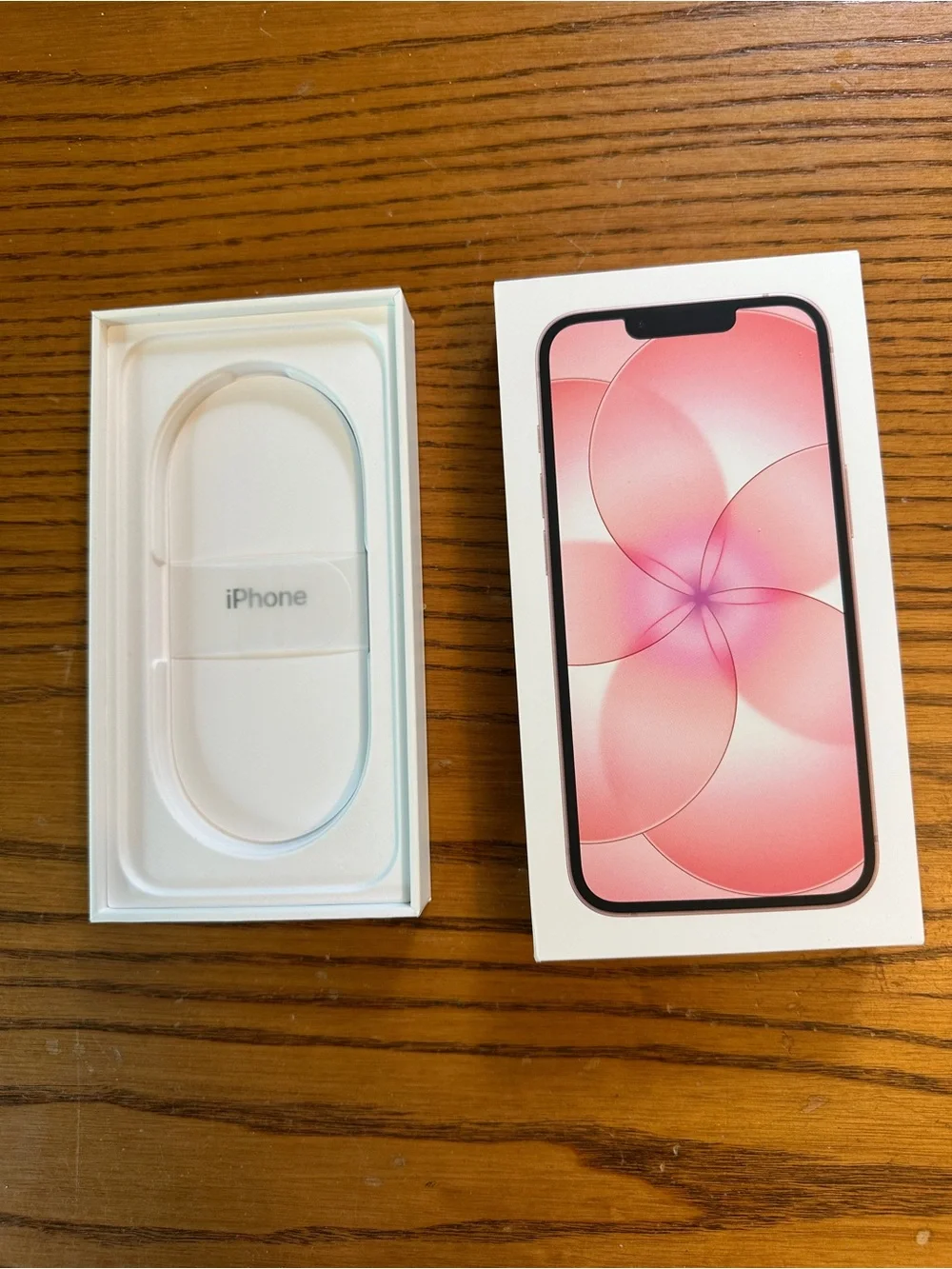 Apple iPhone 17e Original Box Soft Pink Floral Design Empty BOX ONLY